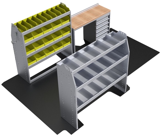 60-FE11-W1 Workstation Package for Ford E-Series 138" WB Regular Roof