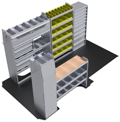 60-MS11-W1 Workstation Package for Mercedes-Benz Sprinter 144" WB Std. Roof