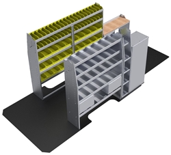 60-MS33-W1 Workstation Package for Mercedes-Benz Sprinter 170" Extended WB Super High Roof