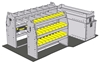 60-RT11-E1 Electrical Package for Ram C/V Tradesman 121" WB Std. Roof