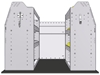 60-RT11-E1 Electrical Package for Ram C/V Tradesman 121" WB Std. Roof