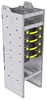 14-1858-4 Square back carry case cabinet 18-7/8"Wide x 18.5"Deep x 58"High with 4 Carrycases