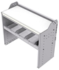 18-3530-1W Workbench 34.5"Wide x 15.5"Deep x 30"high with 1 standard divider shelf and a 1.5" thick hardwood worktop