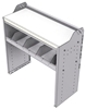 18-3536-3W Workbench 34.5"Wide x 15.5"Deep x 36"high with 1 high divider shelf and a 1.5" thick hardwood worktop