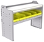 18-4530-5W Workbench 43"Wide x 15.5"Deep x 30"high with 1 bin shelf and a 1.5" thick hardwood worktop