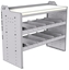 18-4836-2W Workbench 43"Wide x 18.5"Deep x 36"high with 2 standard divider shelves and a 1.5" thick hardwood worktop