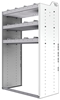 20-3858-3 Square back shelf unit 36"Wide x 18.5"Deep x 58"High with 3 shelves