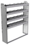 20-4158-4 Square back shelf unit 48"Wide x 11.5"Deep x 58"High with 4 shelves