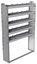 20-4172-5 Square back shelf unit 48"Wide x 11.5"Deep x 72"High with 5 shelves
