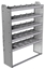 20-4363-5 Square back shelf unit 48"Wide x 13.5"Deep x 63"High with 5 shelves