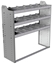 20-4548-3 Square back shelf unit 48"Wide x 15.5"Deep x 48"High with 3 shelves