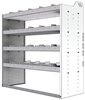 20-4848-4 Square back shelf unit 48"Wide x 18.5"Deep x 48"High with 4 shelves