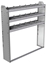 20-5158-3 Square back shelf unit 56"Wide x 11.5"Deep x 58"High with 3 shelves