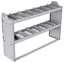 20-5336-2 Square back shelf unit 56"Wide x 13.5"Deep x 36"High with 2 shelves