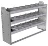 20-5336-3 Square back shelf unit 56"Wide x 13.5"Deep x 36"High with 3 shelves