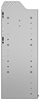 20-5336-3 Square back shelf unit 56"Wide x 13.5"Deep x 36"High with 3 shelves