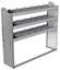 20-5348-3 Square back shelf unit 56"Wide x 13.5"Deep x 48"High with 3 shelves