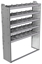 20-5572-5 Square back shelf unit 56"Wide x 15.5"Deep x 72"High with 5 shelves