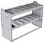 20-5836-2 Square back shelf unit 56"Wide x 18.5"Deep x 36"High with 2 shelves