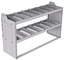 20-6836-2 Square back shelf unit 60"Wide x 18.5"Deep x 36"High with 2 shelves