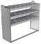 20-6848-3 Square back shelf unit 60"Wide x 18.5"Deep x 48"High with 3 shelves