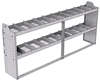 20-8336-2 Square back shelf unit 84"Wide x 13.5"Deep x 36"High with 2 shelves