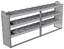 20-8336-3 Square back shelf unit 84"Wide x 13.5"Deep x 36"High with 3 shelves