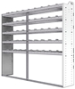 20-8572-5 Square back shelf unit 84"Wide x 15.5"Deep x 72"High with 5 shelves