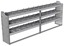 20-9336-3 Square back shelf unit 96"Wide x 13.5"Deep x 36"High with 3 shelves