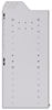 20-9536-2 Square back shelf unit 96"Wide x 15.5"Deep x 36"High with 2 shelves