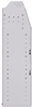 21-3348-4 Profiled back shelf unit 36"Wide x 13.5"Deep x 48"High with 4 shelves