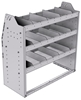 21-3536-3 Profiled back shelf unit 36"Wide x 15.5"Deep x 36"High with 3 shelves