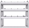 21-3536-3 Profiled back shelf unit 36"Wide x 15.5"Deep x 36"High with 3 shelves