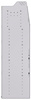 21-4863-5 Profiled back shelf unit 48"Wide x 18.5"Deep x 63"High with 5 shelves