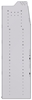 21-5863-5 Profiled back shelf unit 56"Wide x 18.5"Deep x 63"High with 5 shelves