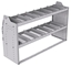 21-6836-2 Profiled back shelf unit 60"Wide x 18.5"Deep x 36"High with 2 shelves