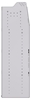 21-7863-4 Profiled back shelf unit 72"Wide x 18.5"Deep x 63"High with 4 shelves