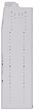 21-7863-5 Profiled back shelf unit 72"Wide x 18.5"Deep x 63"High with 5 shelves