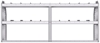 21-8336-2 Profiled back shelf unit 84"Wide x 13.5"Deep x 36"High with 2 shelves