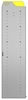 22-4563-4 Square back bin shelf unit 43"Wide x 15.5"Deep x 63"High with 4 shelves