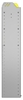 22-5158-3 Square back bin shelf unit 58.5"Wide x 11.5"Deep x 58"High with 3 shelves