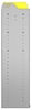 22-7558-3 Square back bin shelf unit 75"Wide x 15.5"Deep x 58"High with 3 shelves