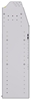 23-7348-3 Profiled back bin shelf unit 75"Wide x 13.5"Deep x 48"High with 3 shelves