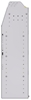 23-8348-4 Profiled back bin shelf unit 84"Wide x 13.5"Deep x 48"High with 4 shelves