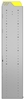 24-5572-5 Square back bin separator combo shelf unit 58.5"Wide x 15.5"Deep x 72"High with 5 shelves