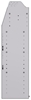 25-5348-4 Profiled back bin separator combo Shelf unit 58.5"Wide x 13.5"Deep x 48"High with 4 shelves