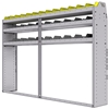 25-8358-3 Profiled back bin separator combo Shelf unit 84"Wide x 13.5"Deep x 58"High with 3 shelves