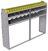 25-8558-3 Profiled back bin separator combo Shelf unit 84"Wide x 15.5"Deep x 58"High with 3 shelves
