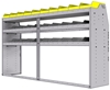 25-8848-3 Profiled back bin separator combo Shelf unit 84"Wide x 18.5"Deep x 48"High with 3 shelves