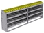 25-9536-4 Profiled back bin separator combo Shelf unit 94"Wide x 15.5"Deep x 36"High with 4 shelves